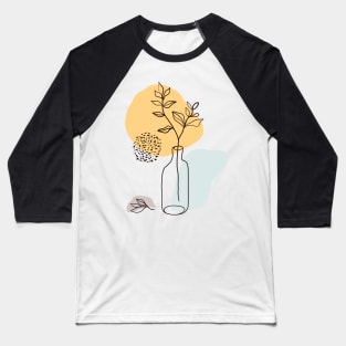 Abstract flower vase Baseball T-Shirt